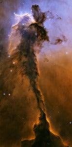 The Fairy Eagle Nebula, also located in M16 (Click For a Larger Image)