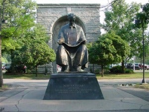 Tesla Monument at Goat Island, Niagara Falls, New York