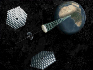 Space solar power satellite (Credit: SpaceWorks Engineering, Inc./Spaceworks Commercial)