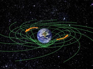 an illustration of this warping of spacetime