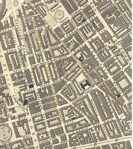 The vast intricate network of streets London taxi drivers memorize Image via: John Greenwood (1821-1840) 