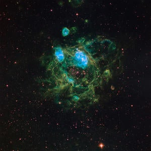 NGC 1760 taken using a narrowband filter 9Image Credit: Don Goldman)
