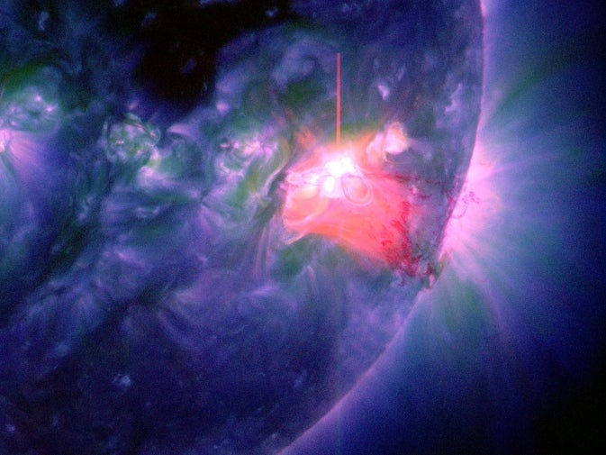 The last solar of 2013 via NASA