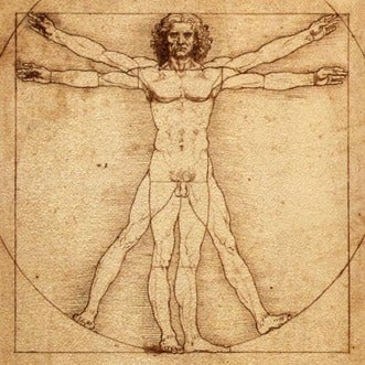 The "Vitruvian Man" (By Da Vinci_
