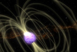 Artist's rendition of a magnetar via NASA