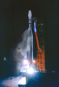 Mariner 2 Launch (Credit: Jet Propulsion Laboratory)