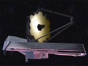 September 2009 artist conception of the James Webb Space Telescope. Credit: NASA