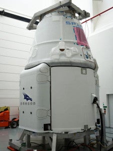 The Dragon spacecraft - (Photo via SpaceX)