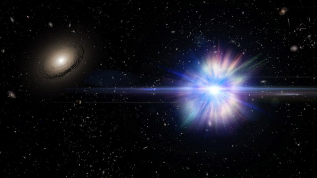 Isolated Star Explodes