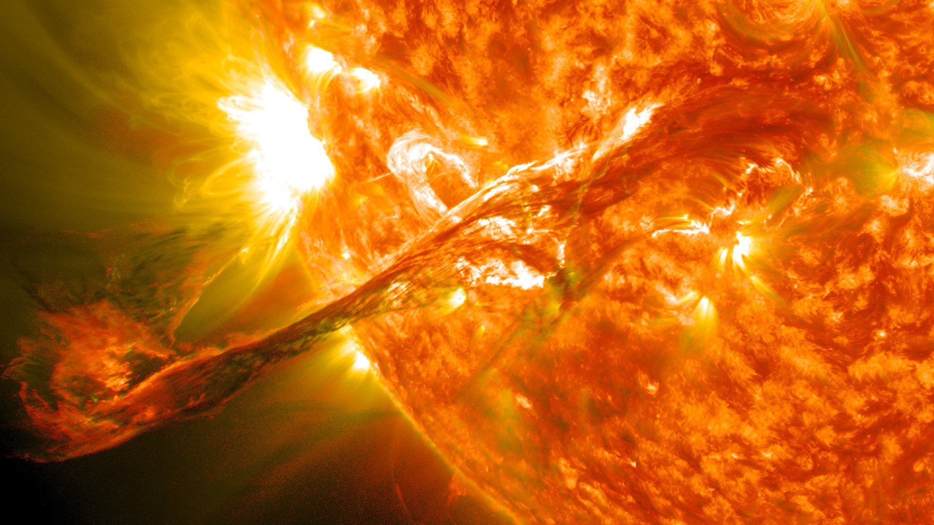 The Sun provides energy for life here on Earth through light and heat. Credit: NASA Goddard Space Flight Center