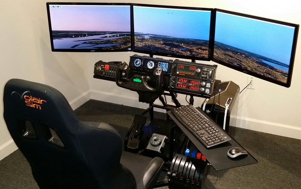 Elite X-Plane General Aviation Dream Package flight simulator system Credit: Xforce PC