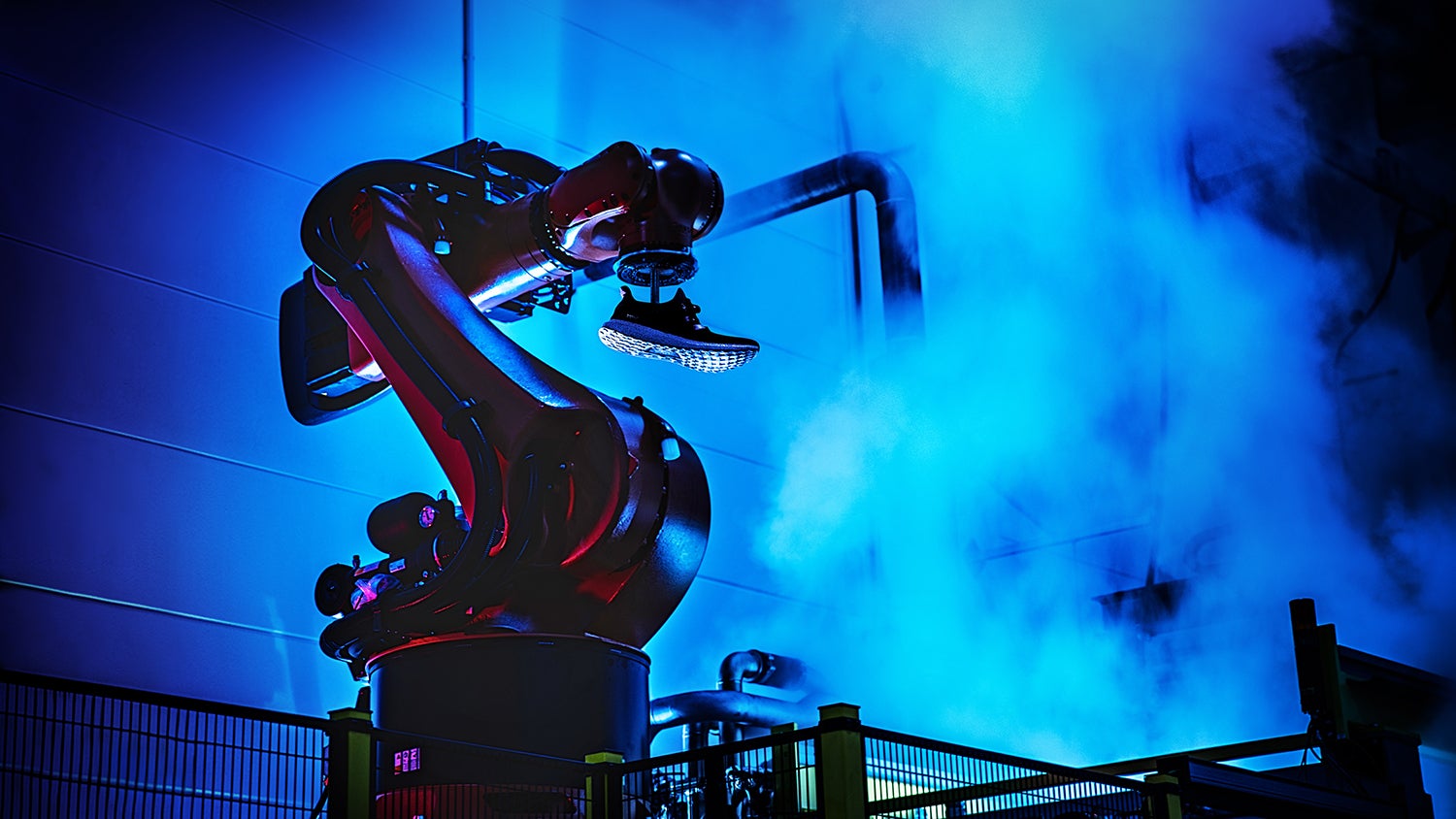 The Speedfactory will be using robots to mass produce Adidas products. Credit: Adidas