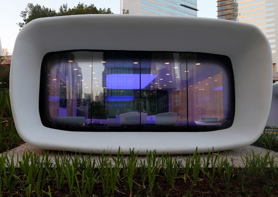 Dubai's new 3D-printed office. Credit: Ahmed Jadallah/Reuters