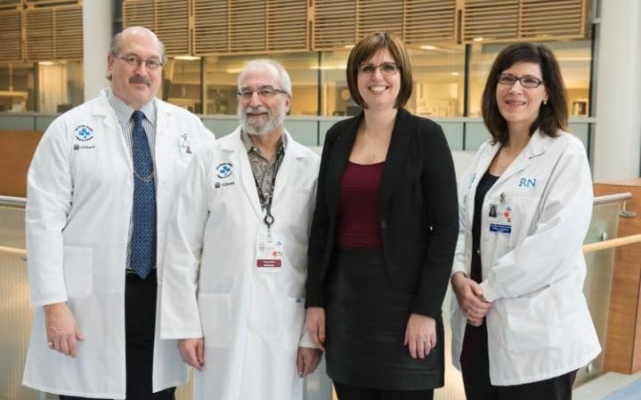 Jennifer Molson (third from the left) with Ottawa