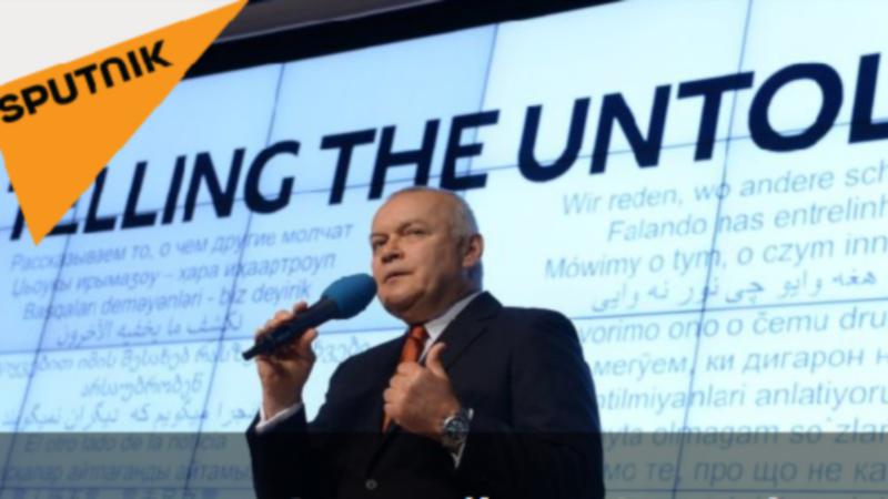 Sputnik chief Dmitry Kiselyov. Sputnik. 