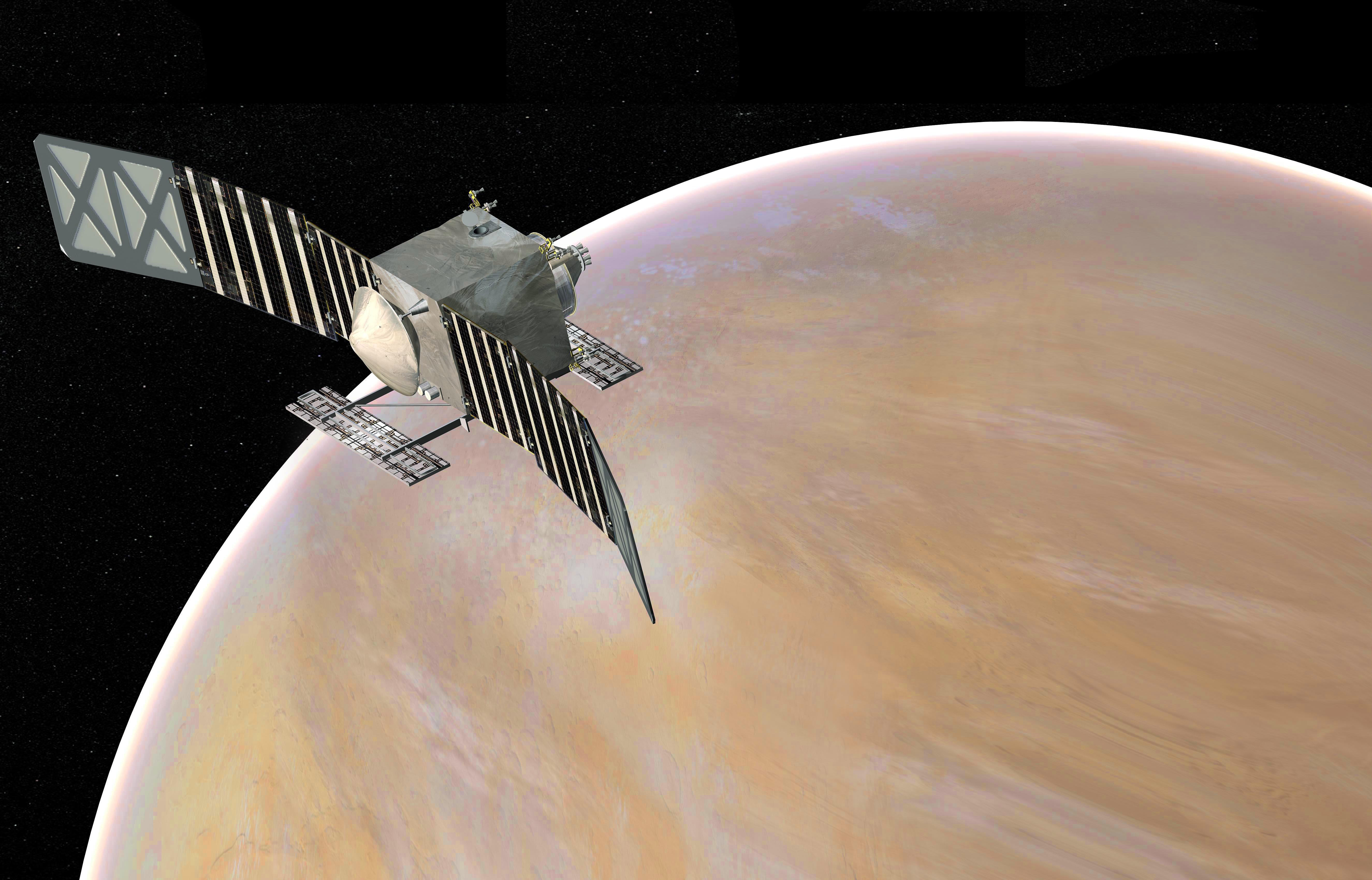 Artist's concept of VERITAS. Source: NASA/JPL-Caltech