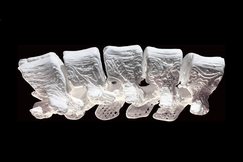 The 3D-printed hyperelastic bone. Credits: Shah, et al.