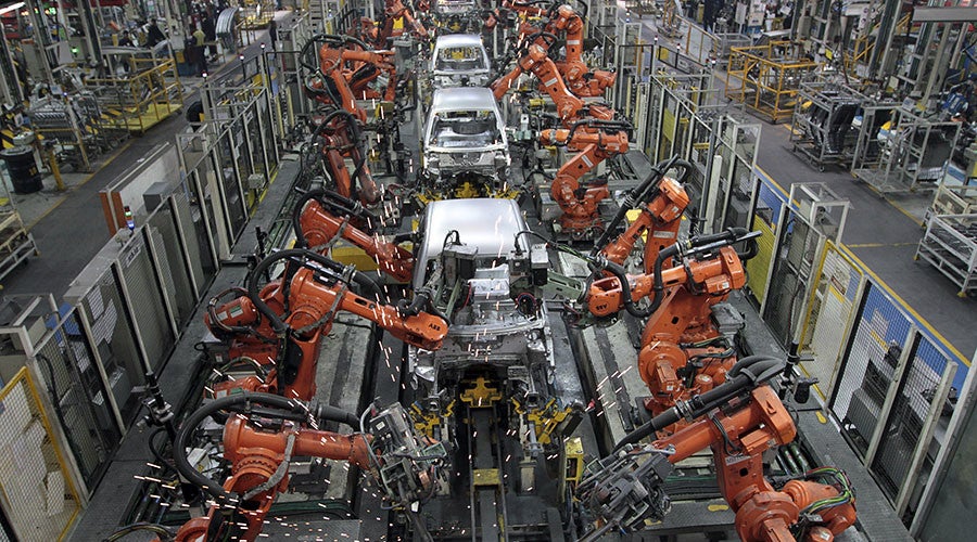 One of the many jobs that are already automated. Credit: Babu / Reuters
