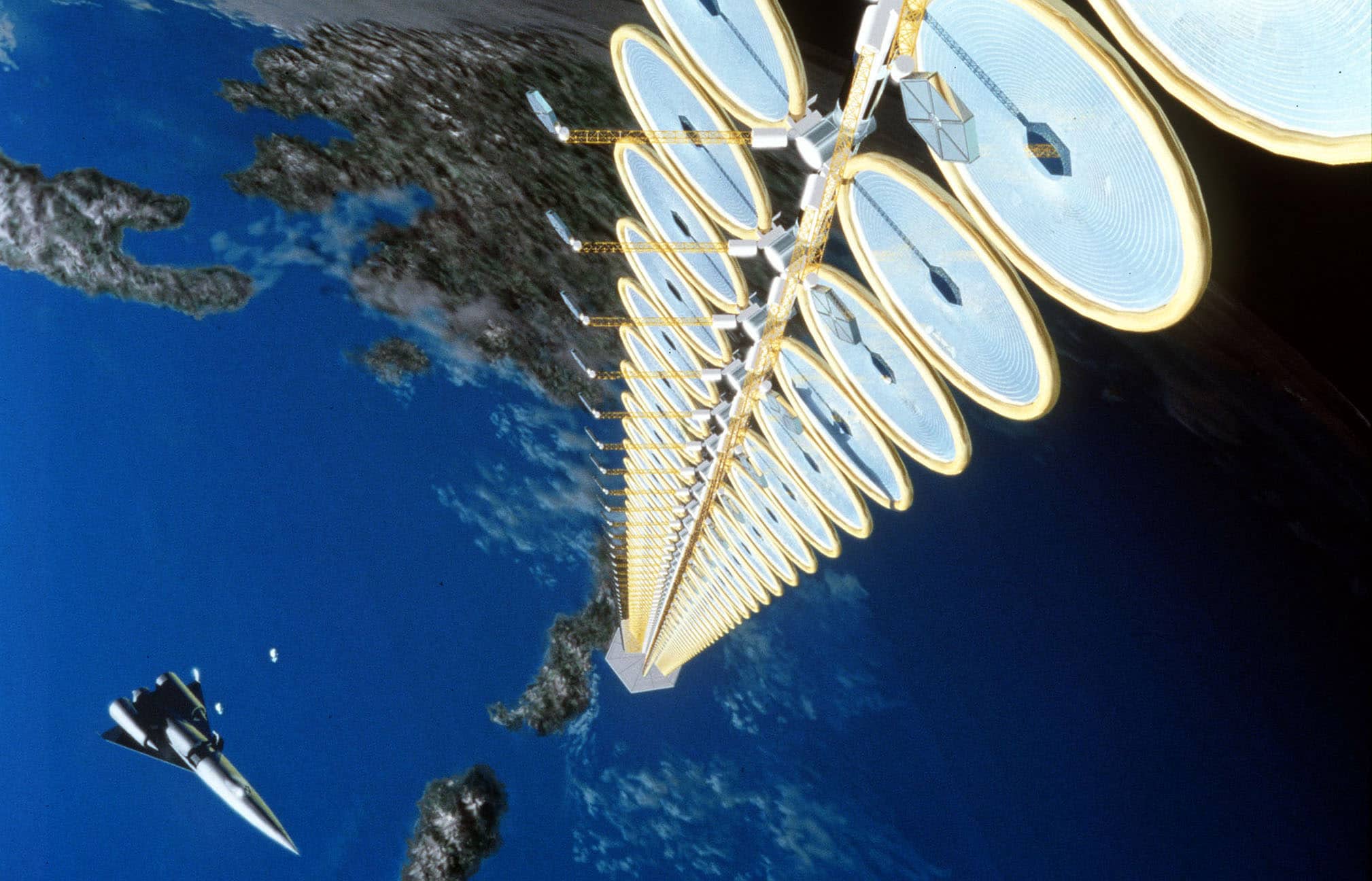 Solar space elevator