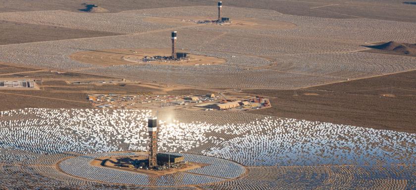 Solar farm. 