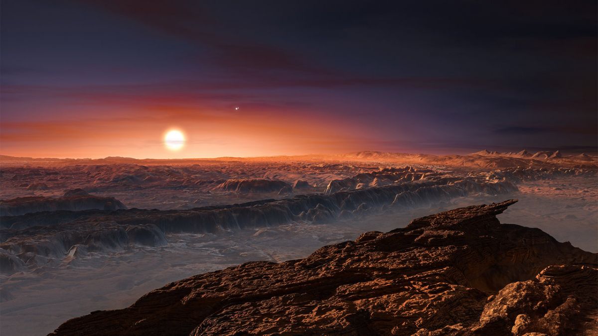 An artist's depiction of Proxima b's surface. Credits: ESO/M. Kornmesser