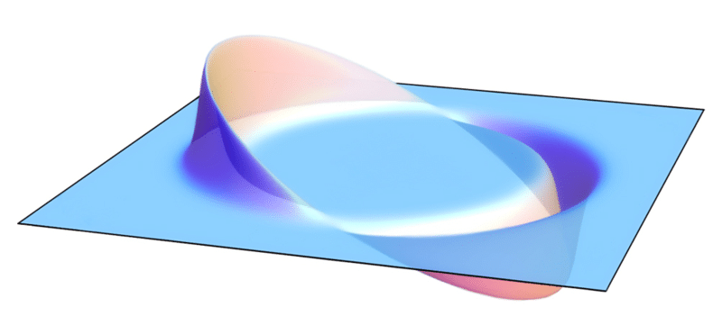 Visualization of a warp field, according to the Alcubierre Drive. Credit: AllenMcC