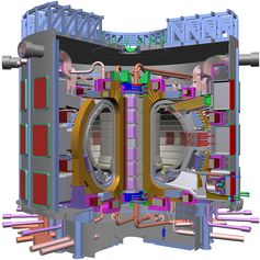 A look inside the ITER tokamak reactor. ITER