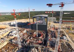 Under construction: the ITER research tokamak in France. ITER