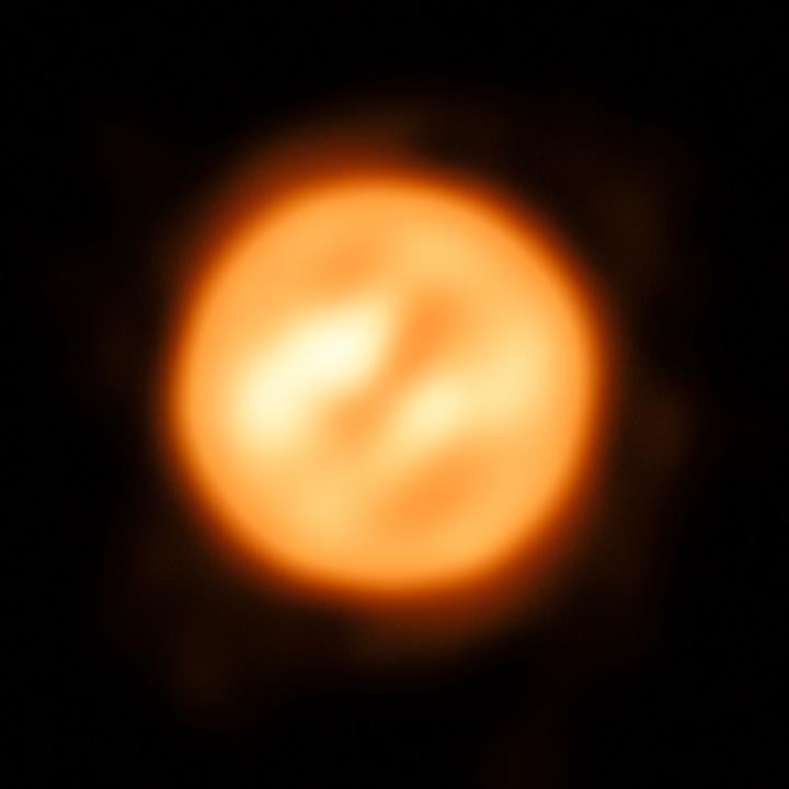 astronomy stars imaging red super giant