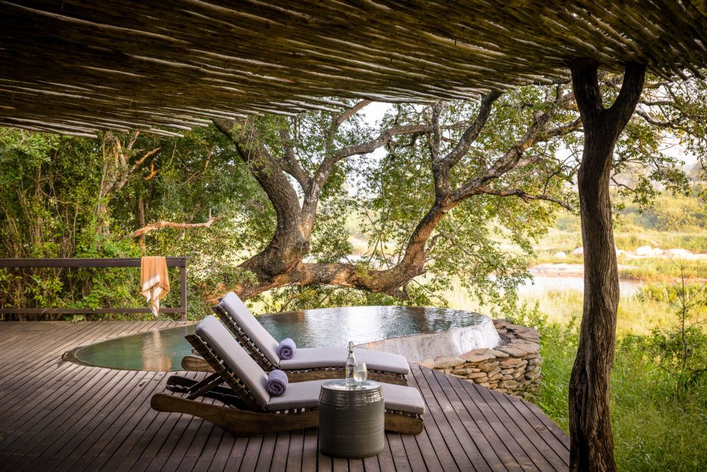 Singita Boulders Lodge Swimming Pool Area. Image Credit: Singita