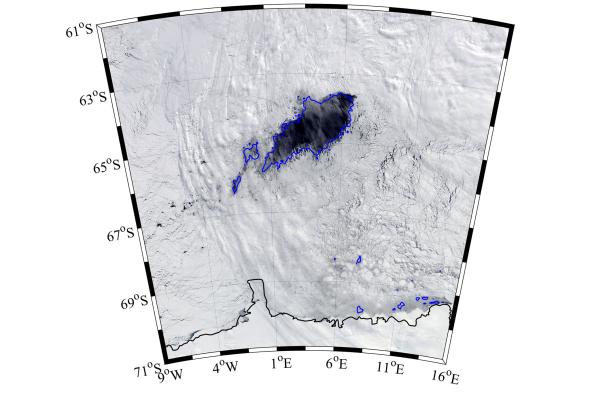 hole in Antarctica's ice