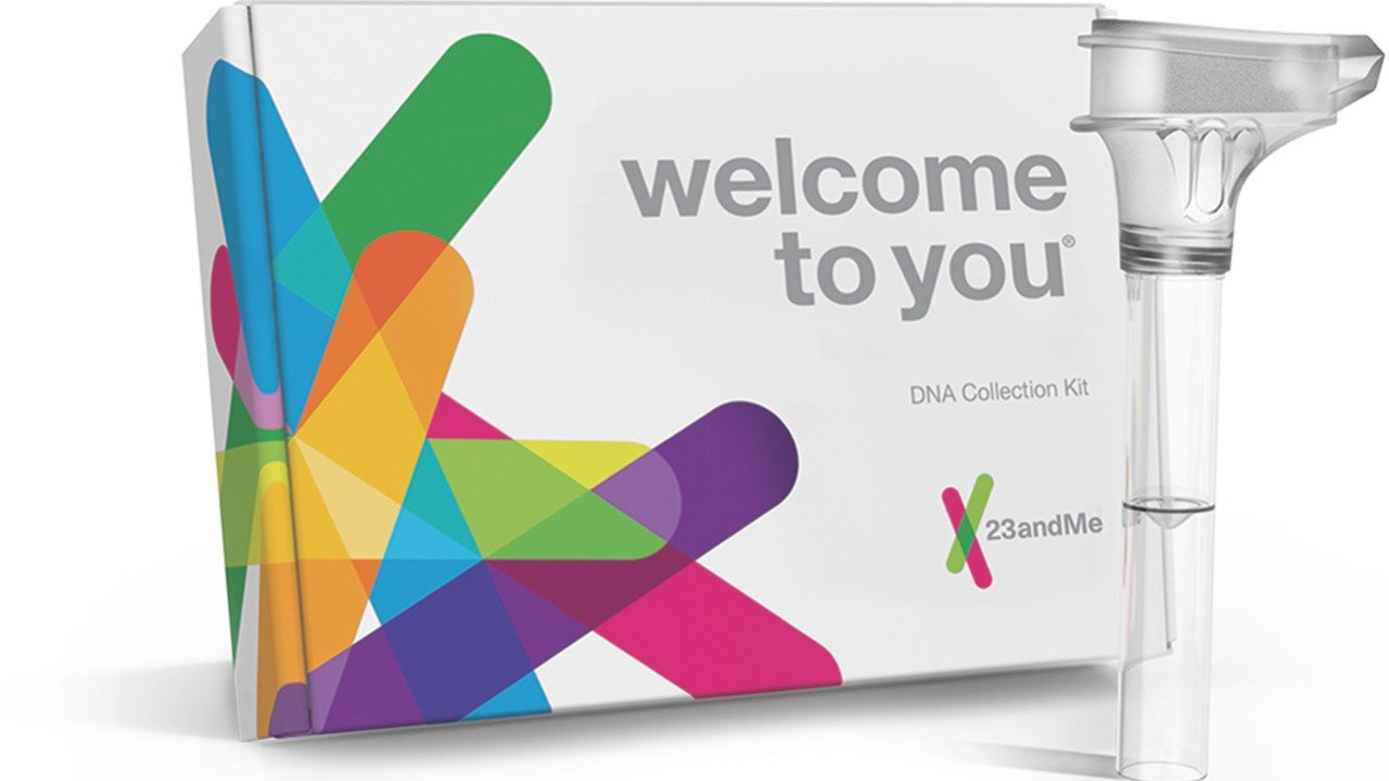 A colorful 23andMe testing kit and spit sample tube. Senator Chuck Schumer of New York argues that there should be tighter DNA testing kit restrictions for companies like 23andMe.