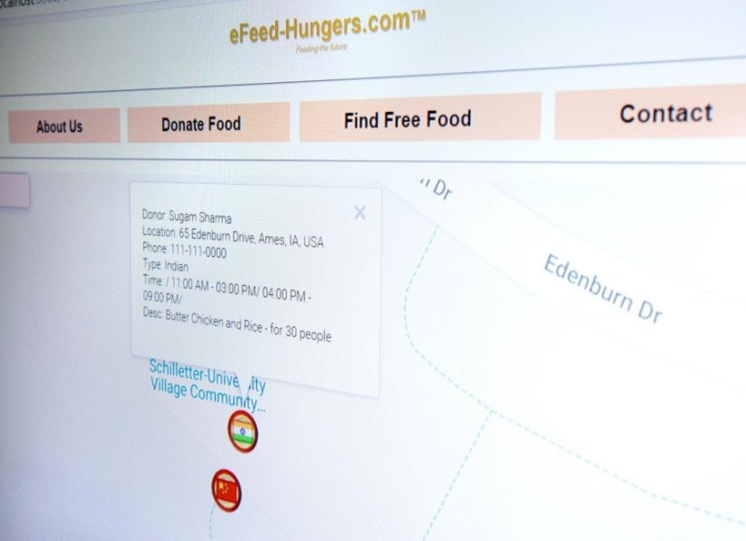 This globally-accessible software encourages food donation. Image Credit: Christopher Gannon, Iowa State University