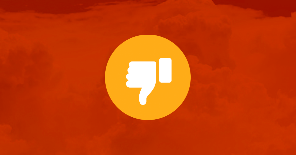 thumbs down facebook emoji