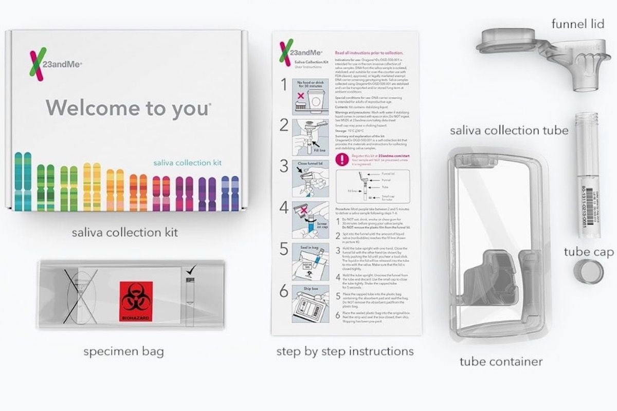 This 23andMe DNA test gives you a look at possible health issues.