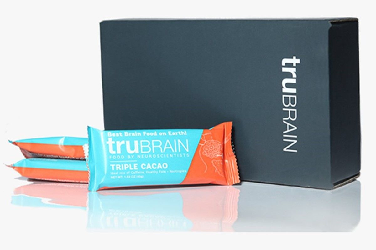 A box of Trubrain bars.