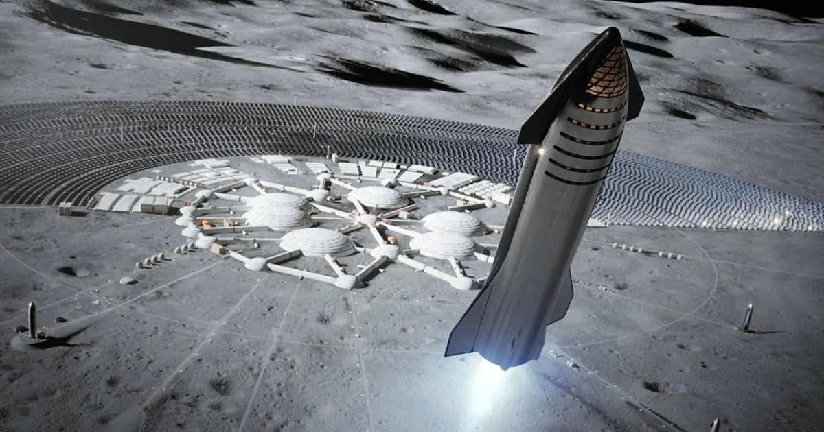 SpaceX &quot;Definitely&quot; Plans to Land Starship on Moon by 2022