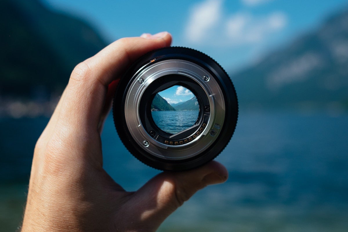 Camera lense.