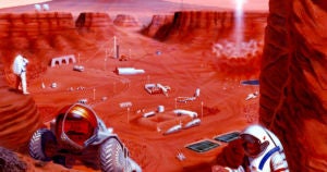 A new mathematical model predicts that a self-sustaining colony on Mars could succeed with just 110 settlers working together.