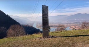 As soon as the mysterious twelve-foot metal monolith in Utah disappeared, a new mysterious monolith appears in northern Romania.