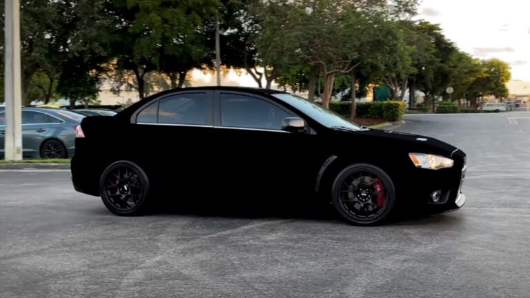 This Super-Black Car Is So Dark That It Looks Like a Silhouette