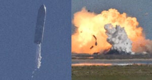 SpaceX tested the latest iteration of its giant Starship rocket today, but unfortunately it exploded, just like the last version.