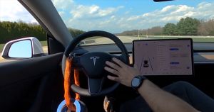 An investigation by Consumer Reports found that a Tesla Model Y could "easily" be driven "even with no one in the driver's seat" while on a closed track.