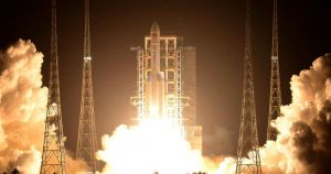 Plummeting Chinese Rocket Crashes Into Indian Ocean