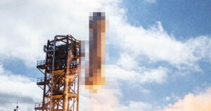 Scientists Ponder Why Jeff Bezos’ Rocket Looks like a Giant Dong