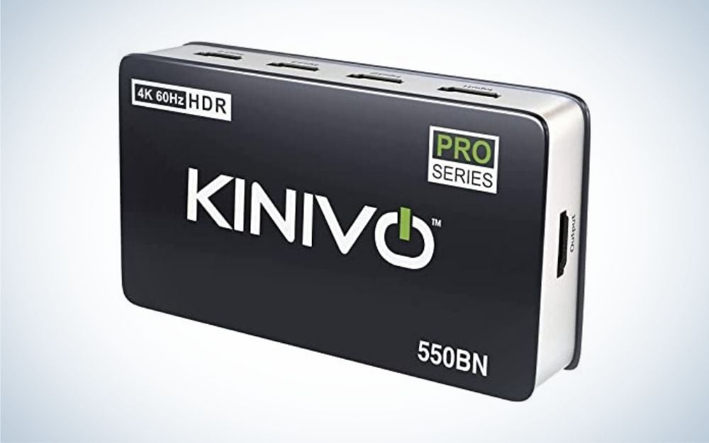 The Kinivo HDMI Switch 4K HDR is the best HDMI switcher overall. 